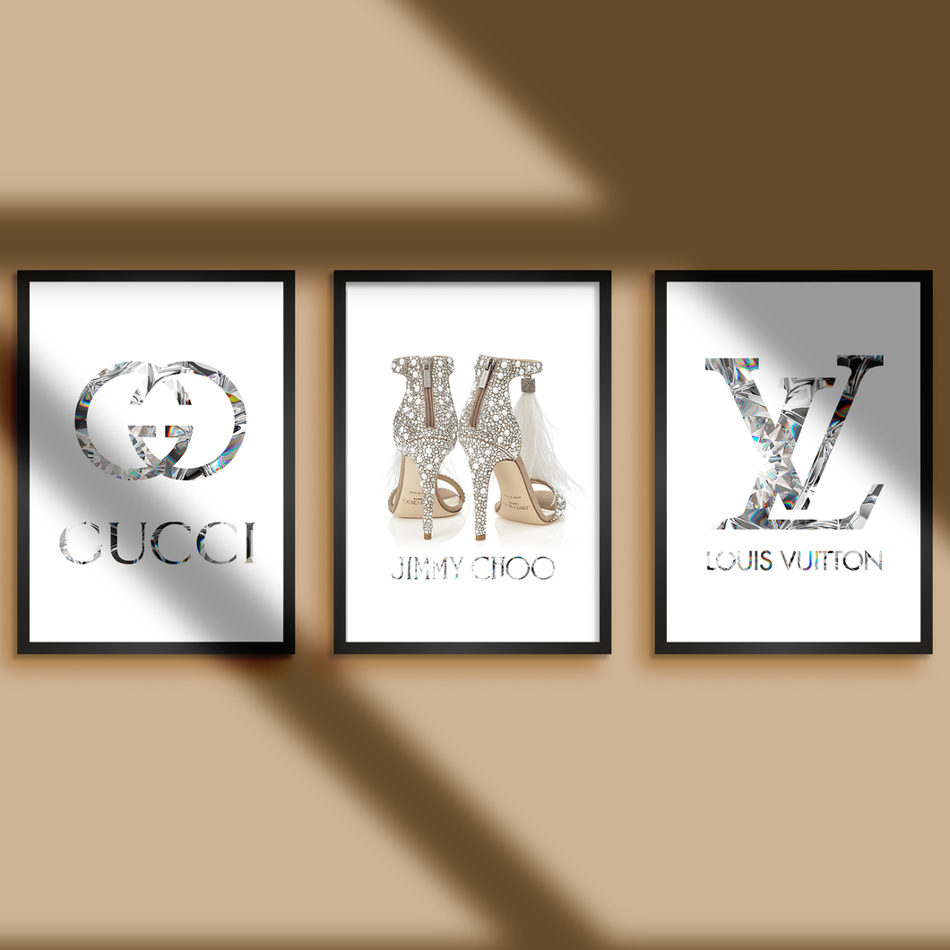 Louis Vuitton, Wall Decor, Louis Vuitton Monogram Canvas Framed Art  Picture