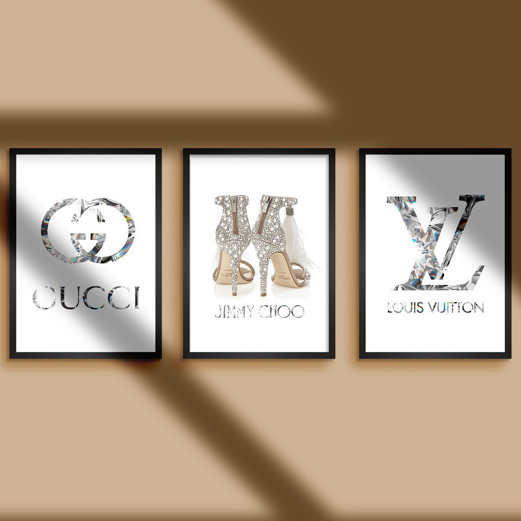 Heel Queen Wall Art Print Set Of 3